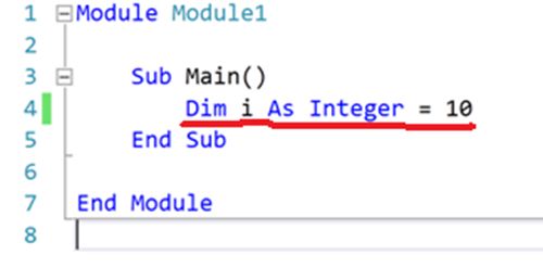 variable of Integer type